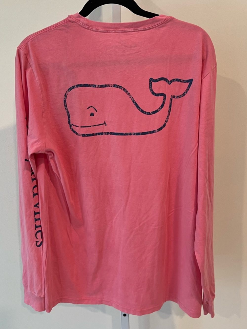 NWT Vineyard Vines Pink and Blue Long Sleeve Pocket Tee Shirt Mens Sz Medium - Picture 6 of 12